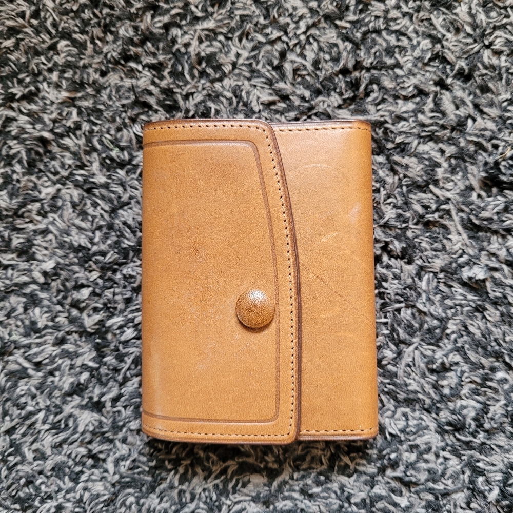Vintage Renwick Leather Carabiner key case wallet Made in Canada